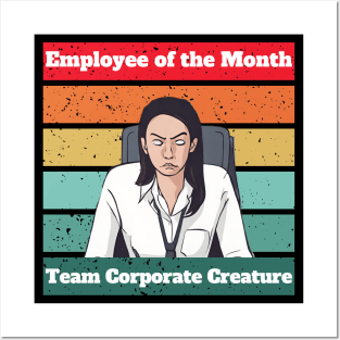 Employee of the Month - female Posters and Art